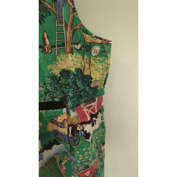 Vintage Handmade County Fair Midi Dress - Picture 3 of 5